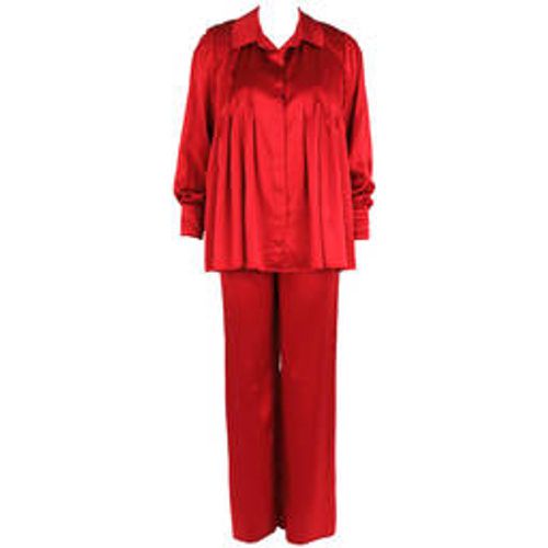 Pyjama matelassé en soie Soie Unie - MARJOLAINE - Modalova