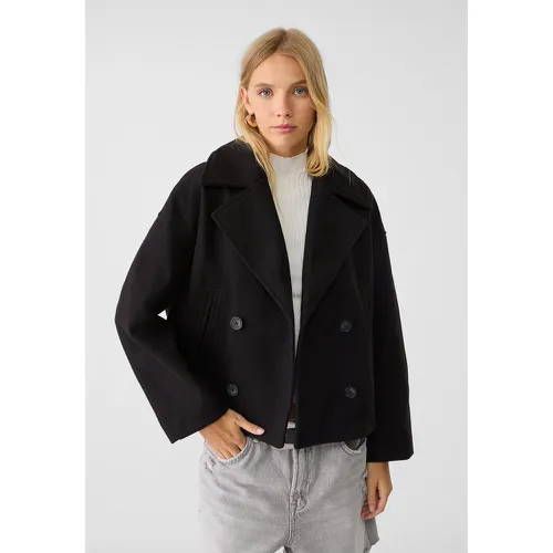 Manteau court croisé XL - Stradivarius - Modalova