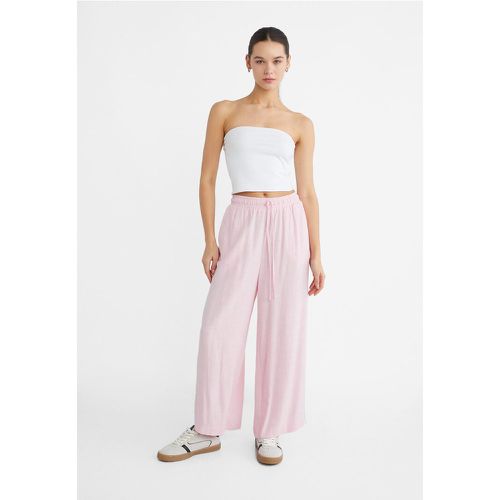 Jupe-culotte avec lin S - Stradivarius - Modalova