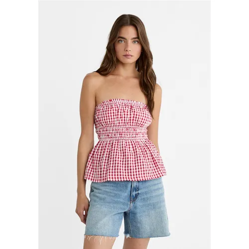 Top bustier froncé XS - Stradivarius - Modalova