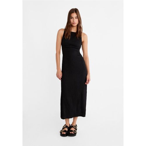 Robe midi découpée XL - Stradivarius - Modalova