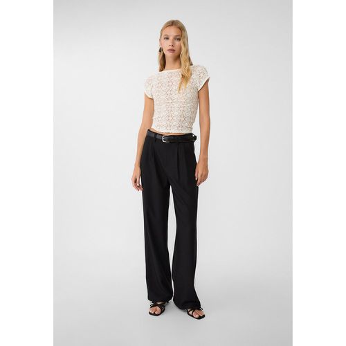 Pantalon habillé ceinture 32 - Stradivarius - Modalova