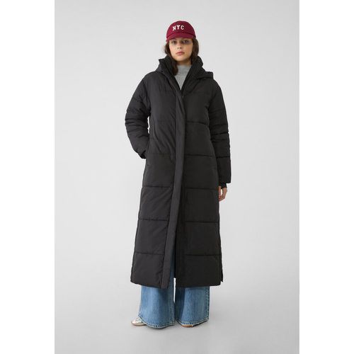 Manteau matelassé extra long à capuche XS - Stradivarius - Modalova