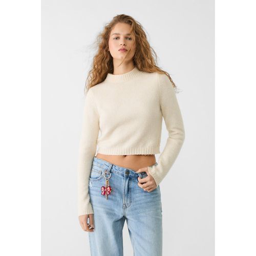 Pull cropped en maille doux XS - Stradivarius - Modalova