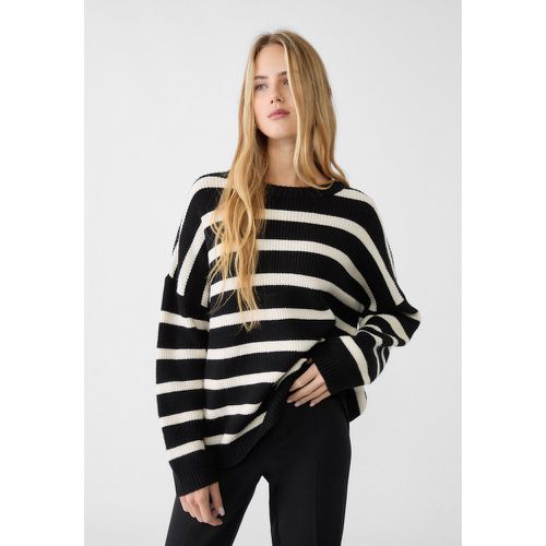 Pull en maille à rayures XS - Stradivarius - Modalova