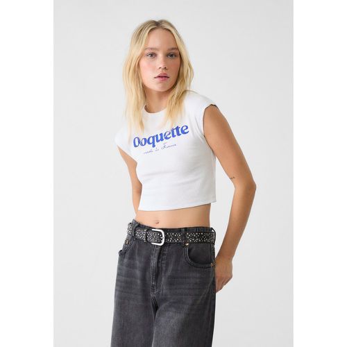 T-shirt imprimé coquette XS - Stradivarius - Modalova