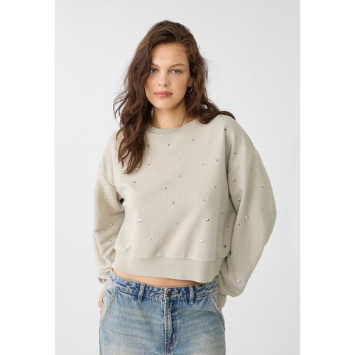 Sweat avec clous XS - Stradivarius - Modalova