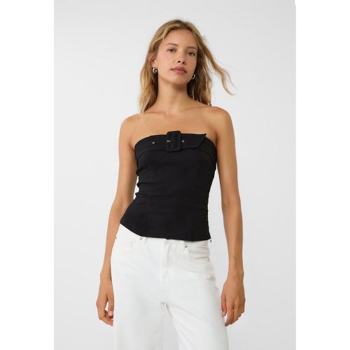 Top avec boucle et épaules dénudées XS - Stradivarius - Modalova