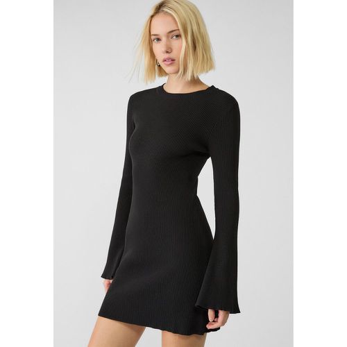 Robe courte à manches évasées XS - Stradivarius - Modalova