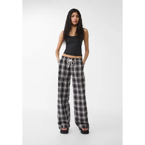 Pantalon fluide carreaux XS - Stradivarius - Modalova