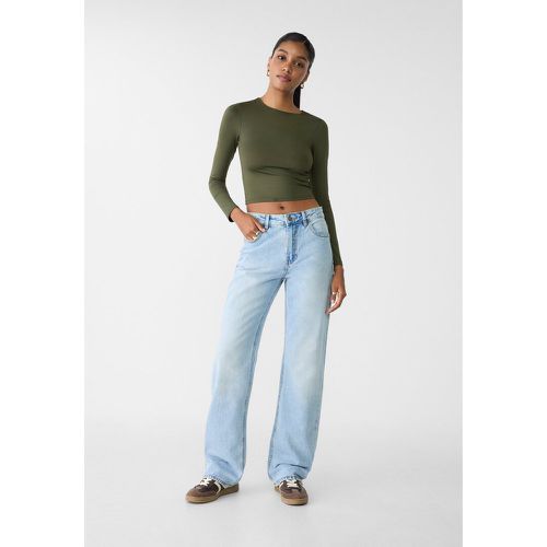 Jean regular taille mi-basse 42 - Stradivarius - Modalova