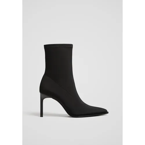 Bottines à talon aiguille en tissu 37 - Stradivarius - Modalova