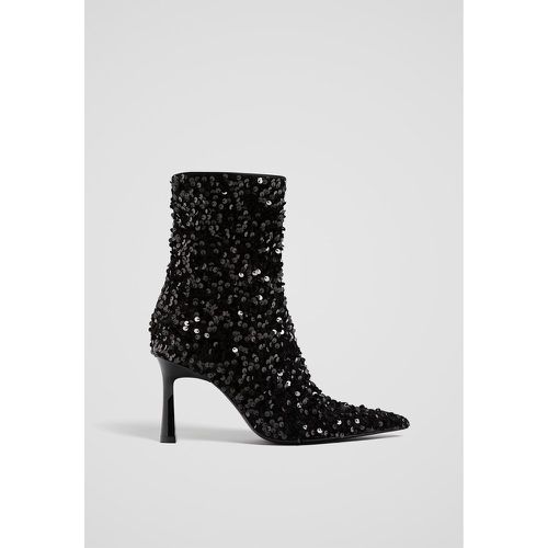 Bottines à talon sequins 35 - Stradivarius - Modalova