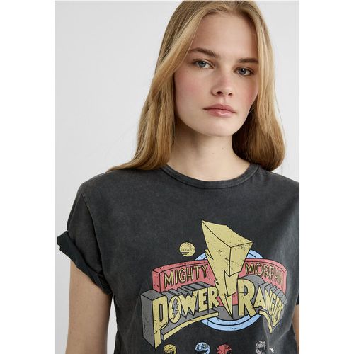 T-shirt avec imprimé Power Ranger L - Stradivarius - Modalova
