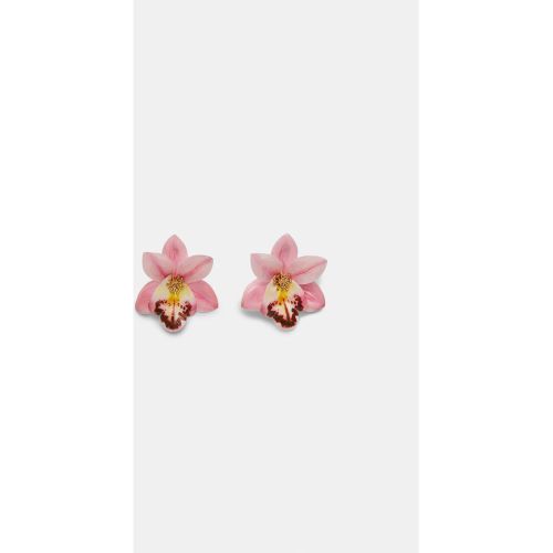 Boucle d'oreille fleur d'orchidée OS - Stradivarius - Modalova