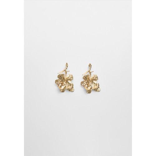 Boucles d’oreilles fleur texturées OS - Stradivarius - Modalova