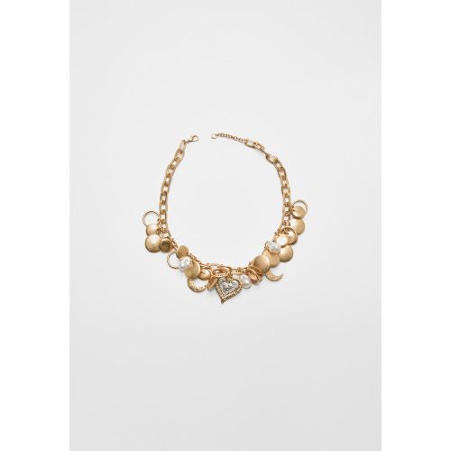 Collier multi-charms cœurs OS - Stradivarius - Modalova