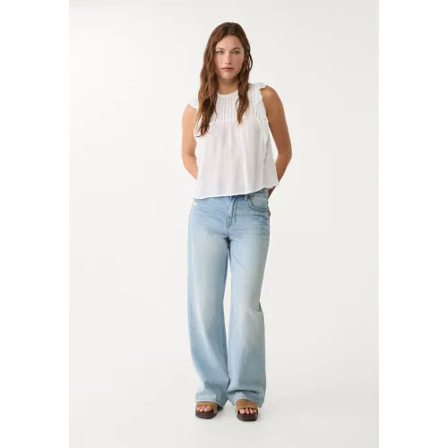 Blouse volante fluide XS - Stradivarius - Modalova