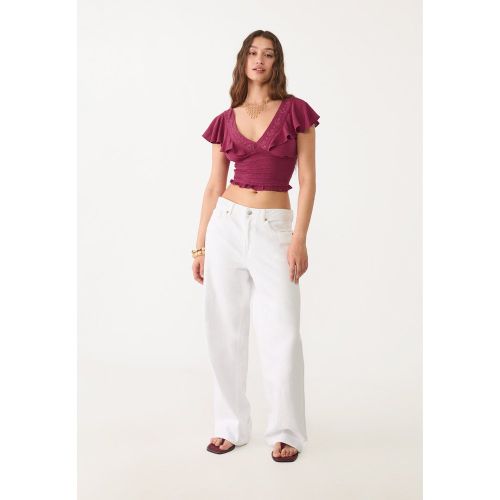 Top manches courtes fluides XS - Stradivarius - Modalova