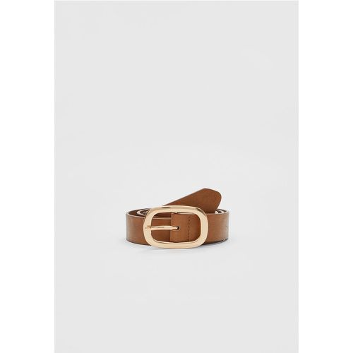 Ceinture boucle ovale 70 - Stradivarius - Modalova