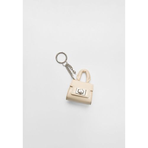 Porte-clés minisac Écru OS - Stradivarius - Modalova
