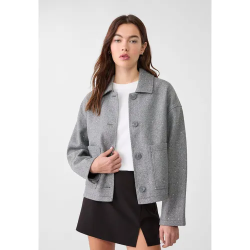 Blouson soft à brillants XS - Stradivarius - Modalova