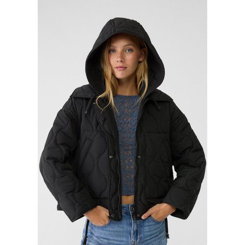 Blouson matelassé à capuche S - Stradivarius - Modalova