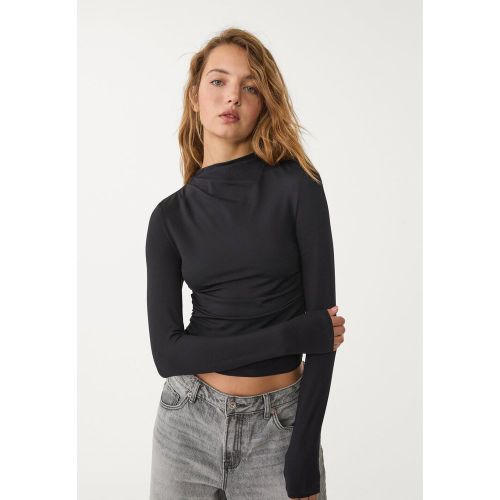 Top froncé manches longues XS - Stradivarius - Modalova