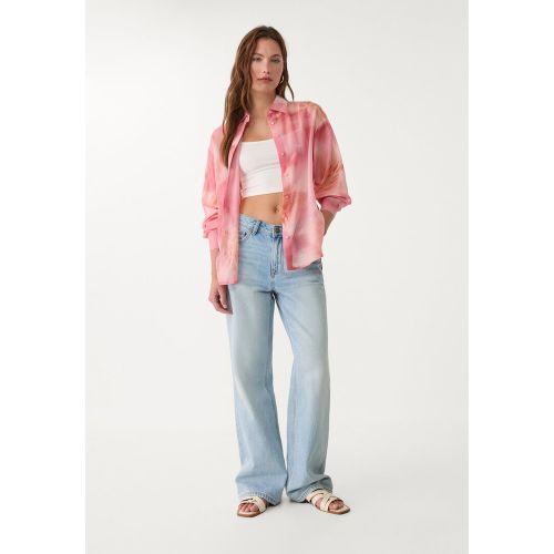 Chemise daily fluide imprimée XS - Stradivarius - Modalova