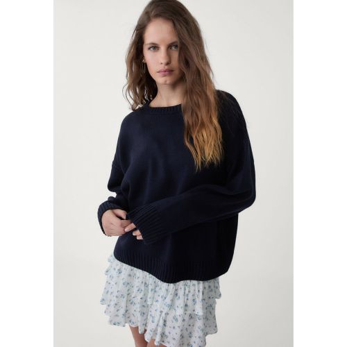 Pull en maille à col rond XS - Stradivarius - Modalova