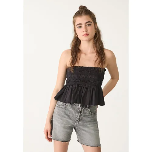 Top bandeau fluide XS - Stradivarius - Modalova