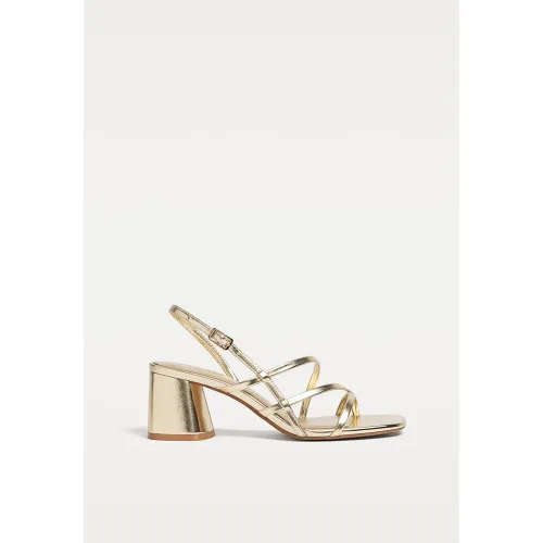 Sandales talon large 35 - Stradivarius - Modalova