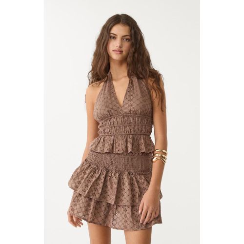 Top encolure américaine brodé XS - Stradivarius - Modalova