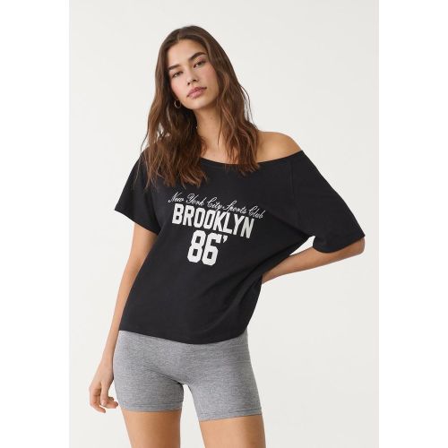 T-shirt brodé villes XS - Stradivarius - Modalova