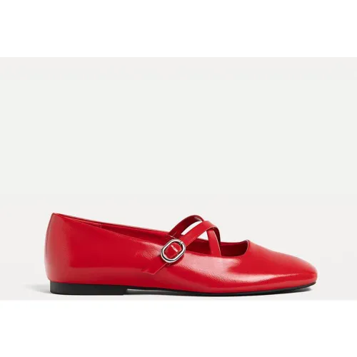 Ballerines à brides croisées 35 - Stradivarius - Modalova