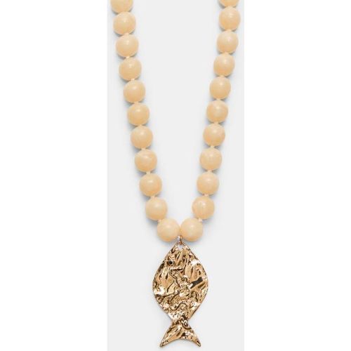 Maxi collier poisson Écru OS - Stradivarius - Modalova