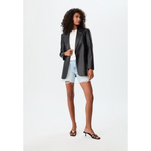 Blazer regular fit en similicuir XS - Stradivarius - Modalova