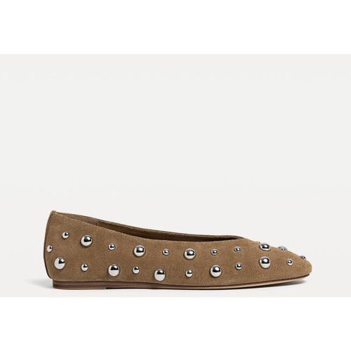 Ballerines cuir souple 35 - Stradivarius - Modalova