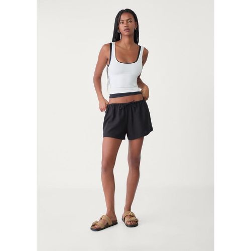 Shorts à cordon en lin XS - Stradivarius - Modalova