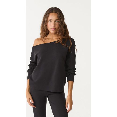 Sweat épaule dénudée en tissu doux XS - Stradivarius - Modalova