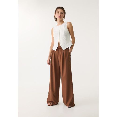Pantalon super jambe large réglable 32 - Stradivarius - Modalova