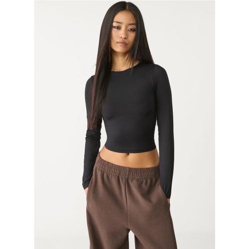 T-shirt en polyamide à manches longues XS - Stradivarius - Modalova