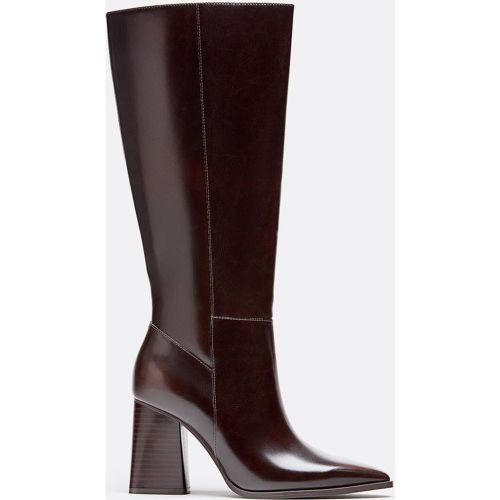 Bottes hautes à talon 35 - Stradivarius - Modalova