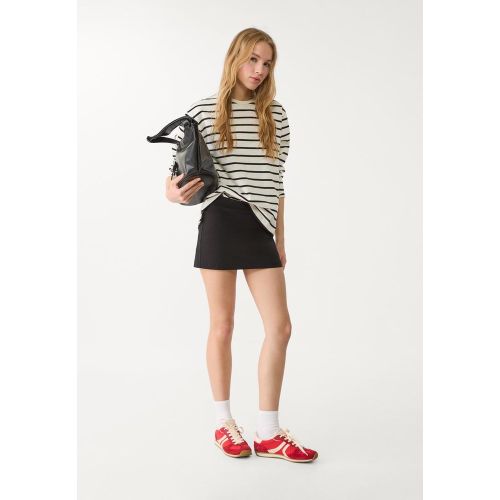 Jupe-culotte en bengaline XS - Stradivarius - Modalova