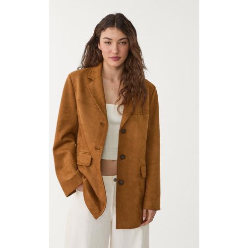 Blazer en suédine XS - Stradivarius - Modalova