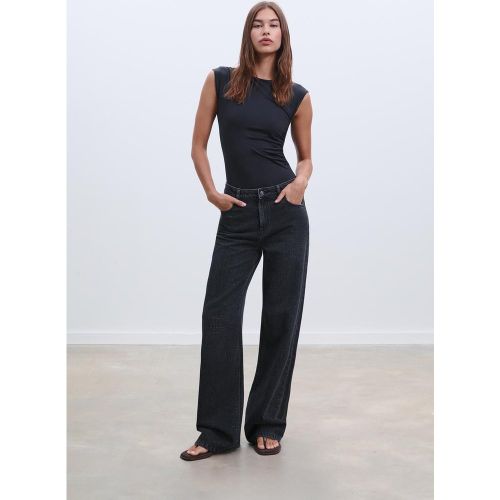 Stradivarius Body froncé Noir XS - Stradivarius - Modalova
