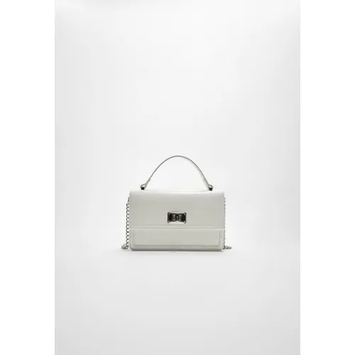 Sac à bandoulière avec fermoir OS - Stradivarius - Modalova