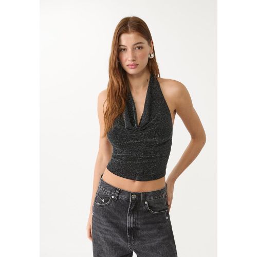 Top à encolure américaine scintillant XS - Stradivarius - Modalova