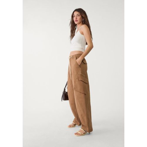 Pantalon cargo bouffant 32 - Stradivarius - Modalova