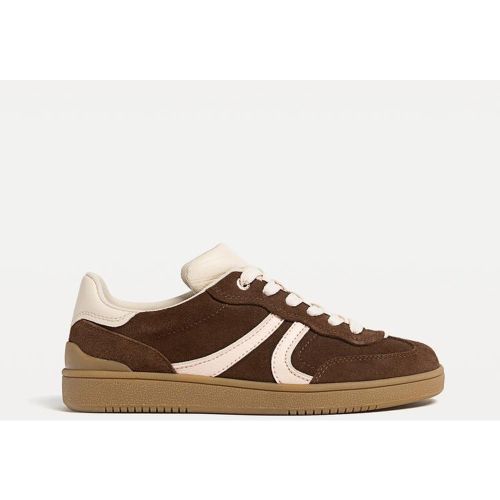Baskets casual cuir 35 - Stradivarius - Modalova